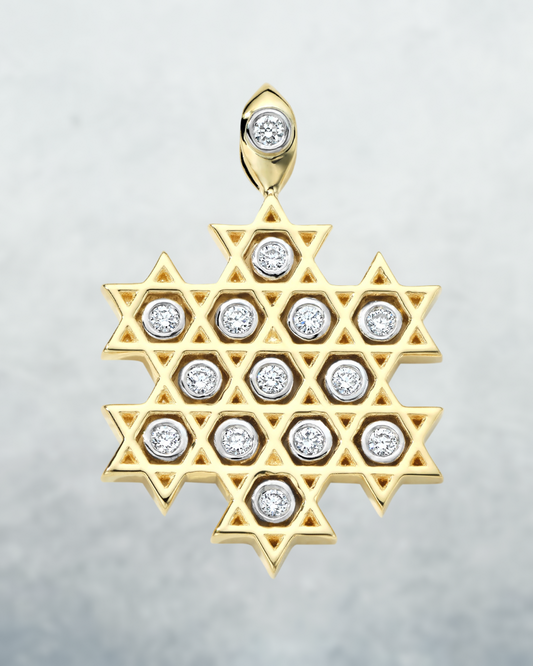 Star of Solidarity Diamond Pendant