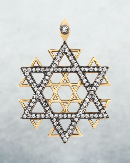 Star of Solidarity Large Diamond Pendant
